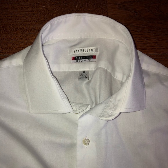 Like New Van Heusen White Button Up - Picture 3 of 5